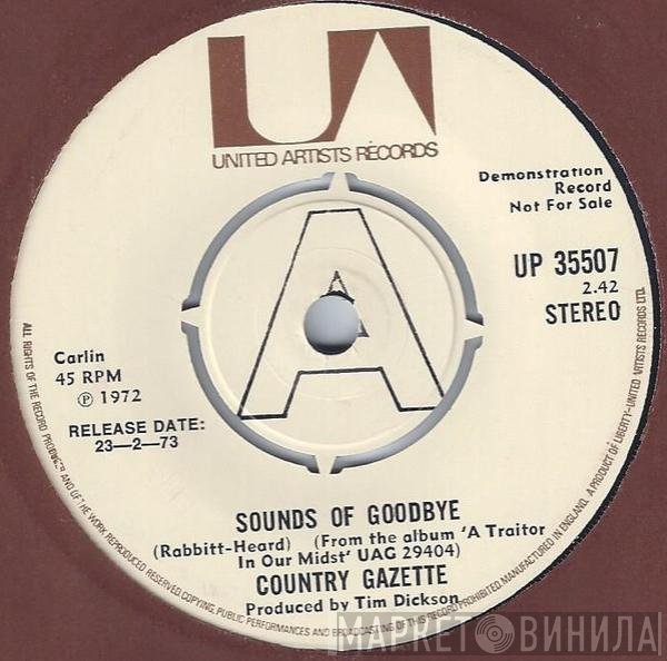 Country Gazette  - Sounds Of Goodbye