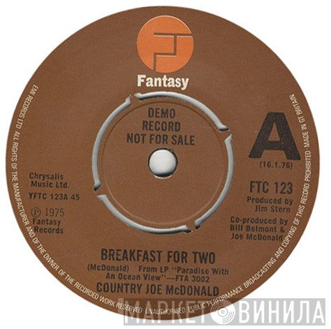 Country Joe McDonald  - Breakfast For Two