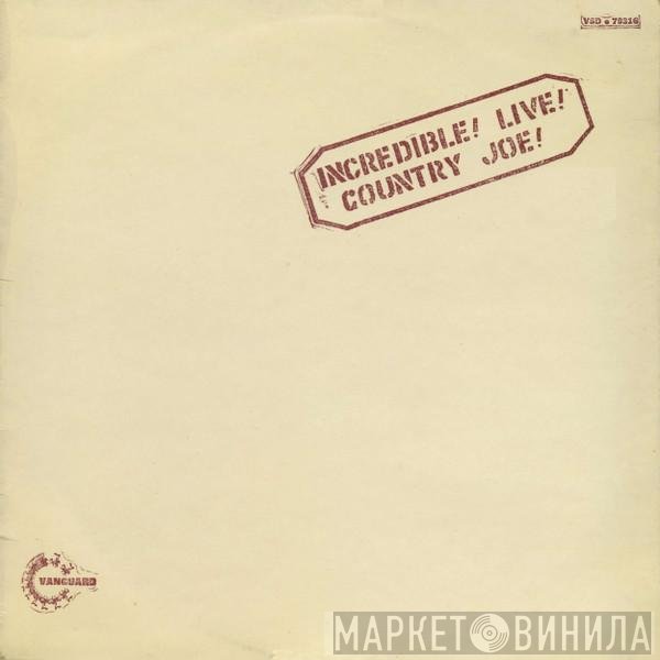 Country Joe McDonald - Incredible ! Live !