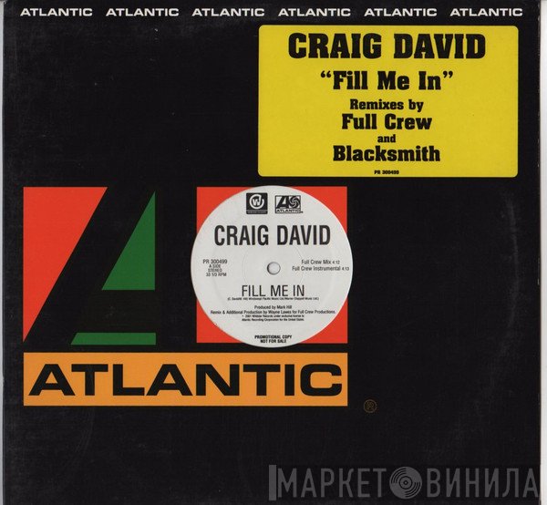 Craig David  - Fill Me In