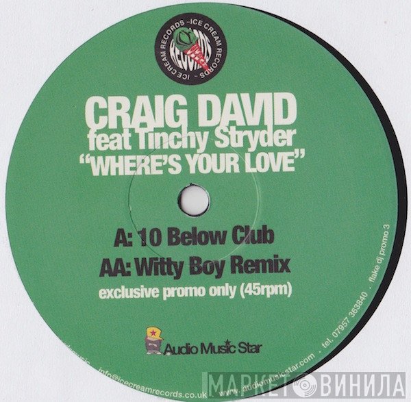 Craig David, Tinchy Stryder - Where's Your Love
