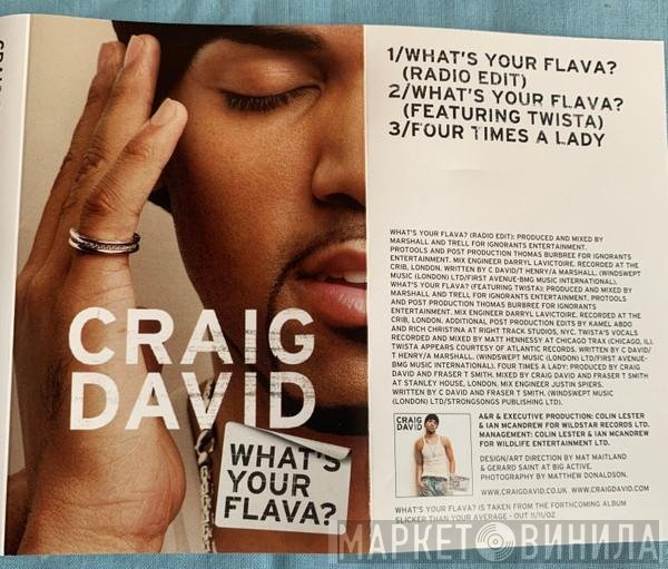 Craig David - What's Your Flava?