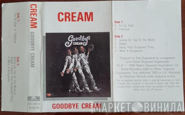 Cream   - Goodbye