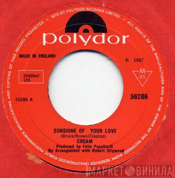 Cream  - Sunshine Of Your Love