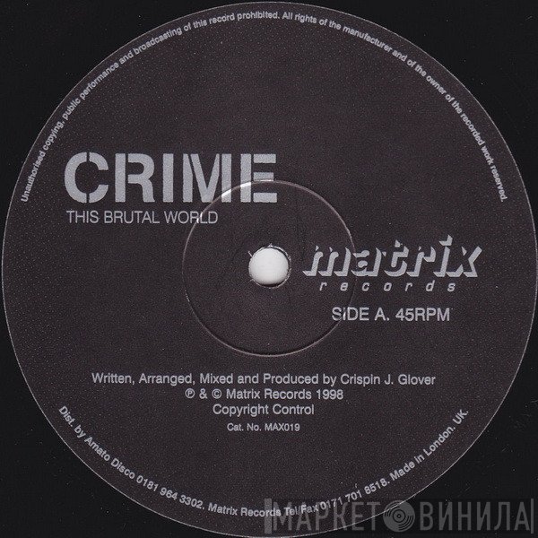 Crime - This Brutal World