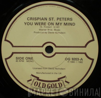 Crispian St. Peters - You Were On My Mind / Pied Piper