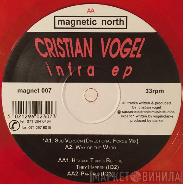 Cristian Vogel - Infra ep