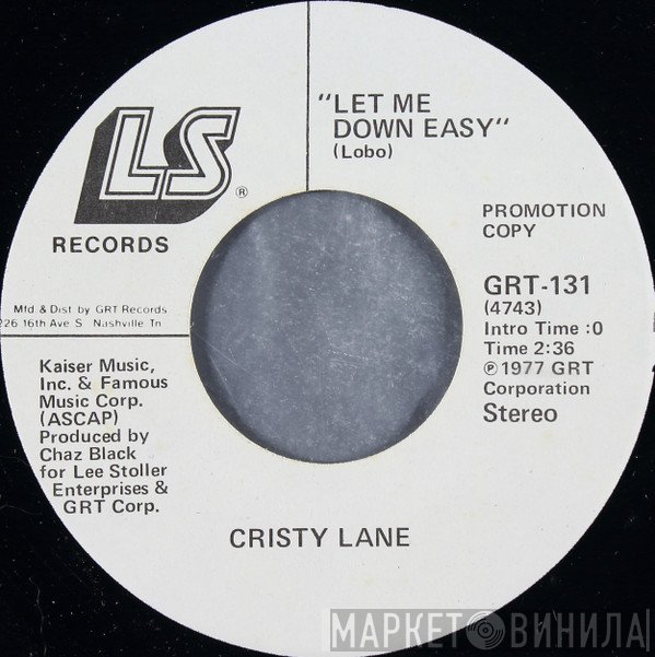 Cristy Lane  - Let Me Down Easy