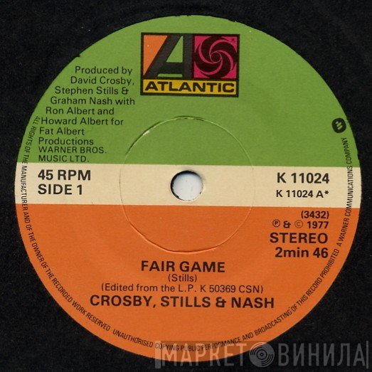 Crosby, Stills & Nash - Fair Game