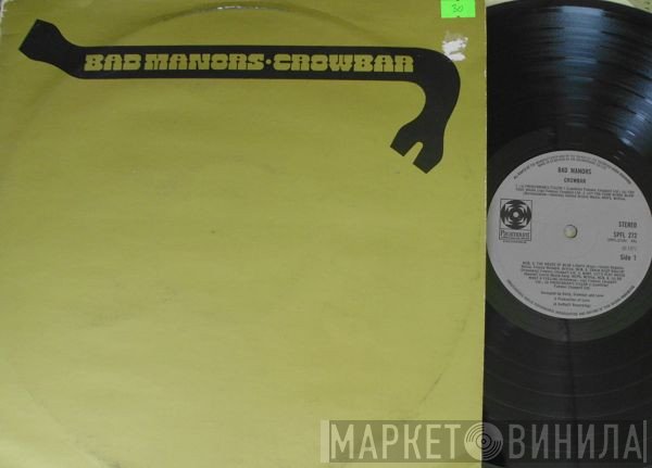 Crowbar  - Bad Manors (Crowbar's Golden Hits, Volume 1)