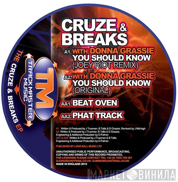 Cruze &amp; Breaks, Donna Grassie - Cruze &amp; Breaks EP