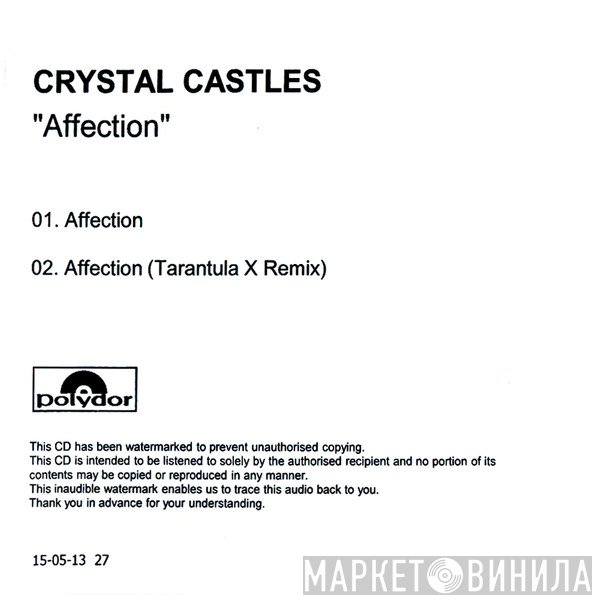 Crystal Castles  - Affection