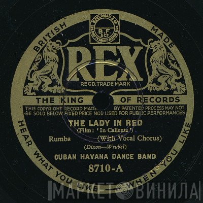 Cuban Havana Dance Band - The Lady In Red / Mammy Bong