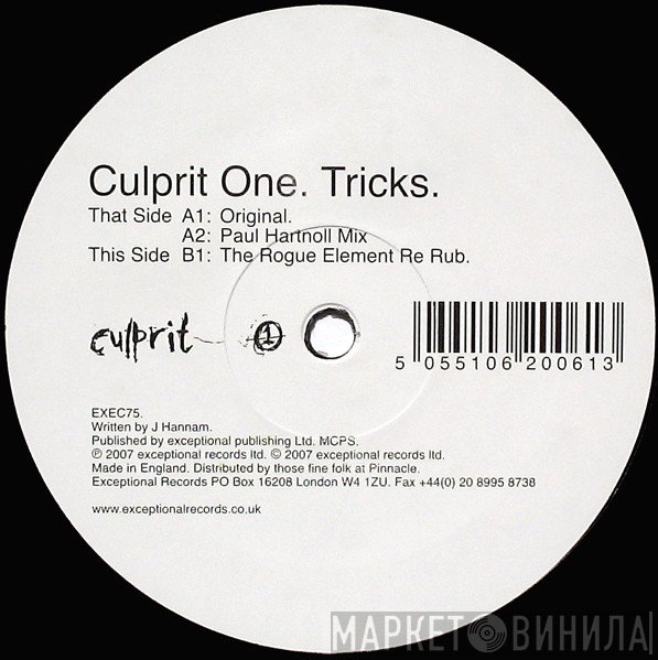 Culprit One - Tricks