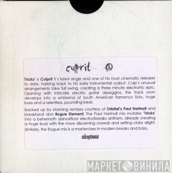 Culprit One  - Tricks
