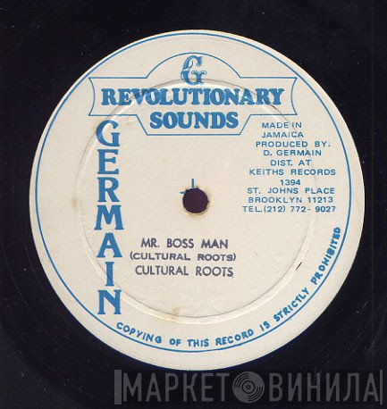 Cultural Roots  - Mr. Boss Man