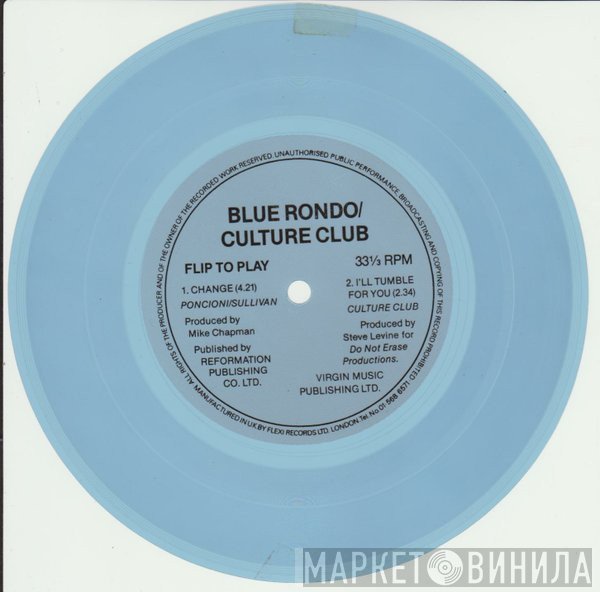 Culture Club, Blue Rondo À La Turk - Change / I'll Tumble 4 Ya