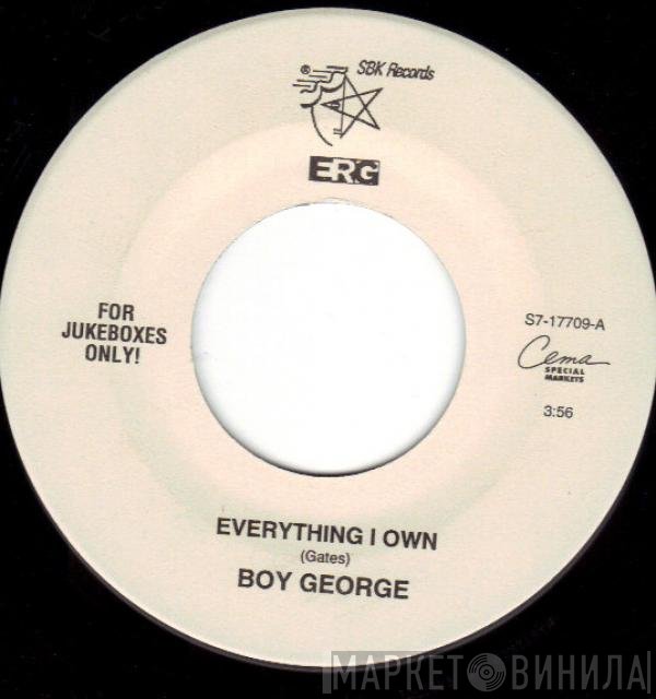 Culture Club, Boy George - Everything I Own / Miss Me Blind