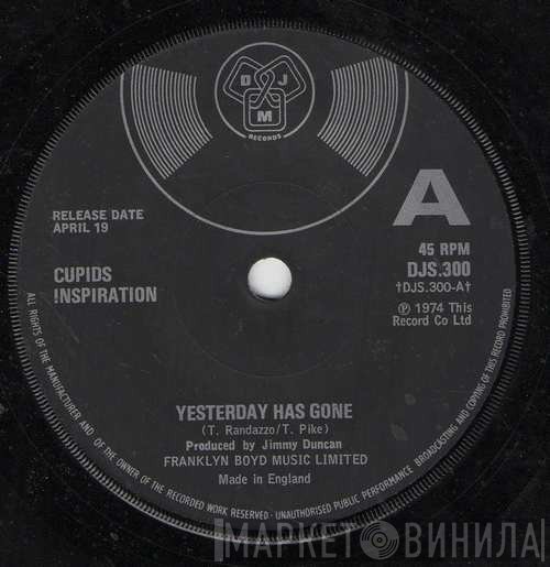 Cupid's Inspiration - Yesterday Has Gone