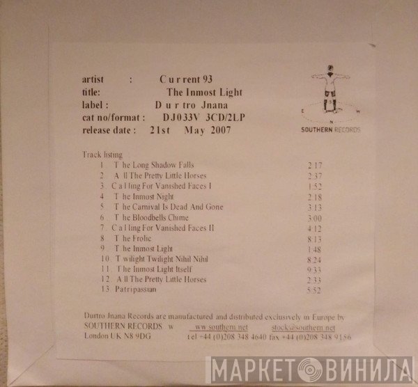 Current 93  - The Inmost Light