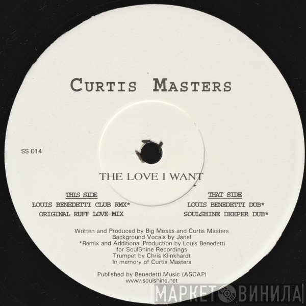 Curtis Masters - The Love I Want