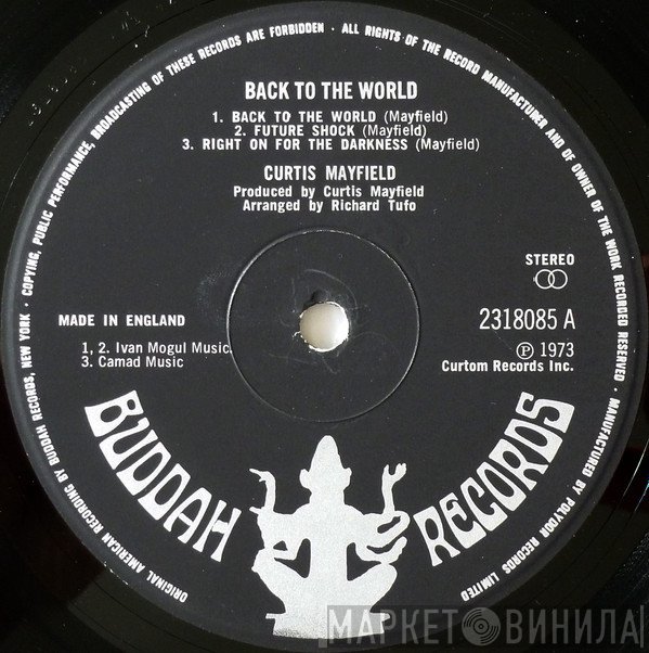 Curtis Mayfield - Back To The World