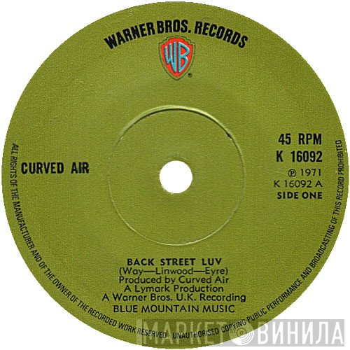 Curved Air - Back Street Luv
