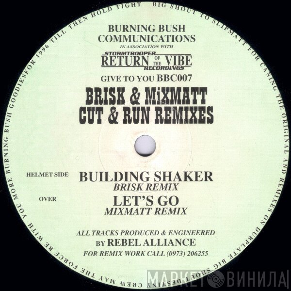 Cut & Run - Building Shaker / Let's Go (Remixes)