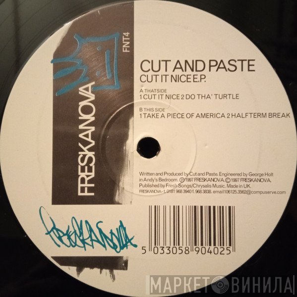 Cut And Paste - Cut It Nice E.P.