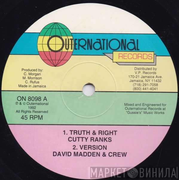 Cutty Ranks / Shaka Shamba  - Truth & Right / God Call You