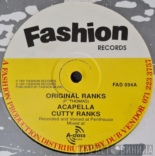 Cutty Ranks  - Original Ranks