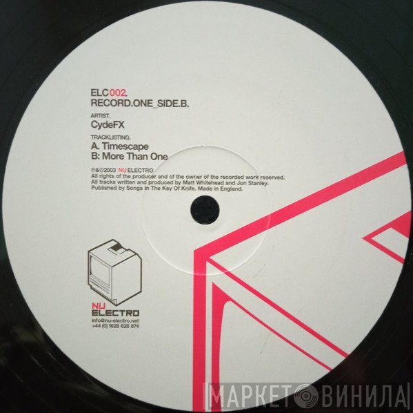 CydeFX - Timescape / More Than One