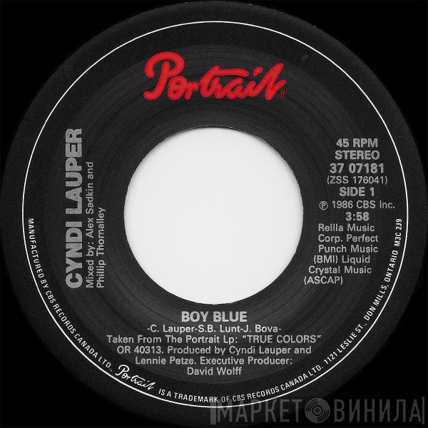 Cyndi Lauper  - Boy Blue