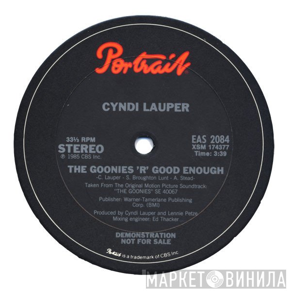 Cyndi Lauper  - The Goonies 'R' Good Enough