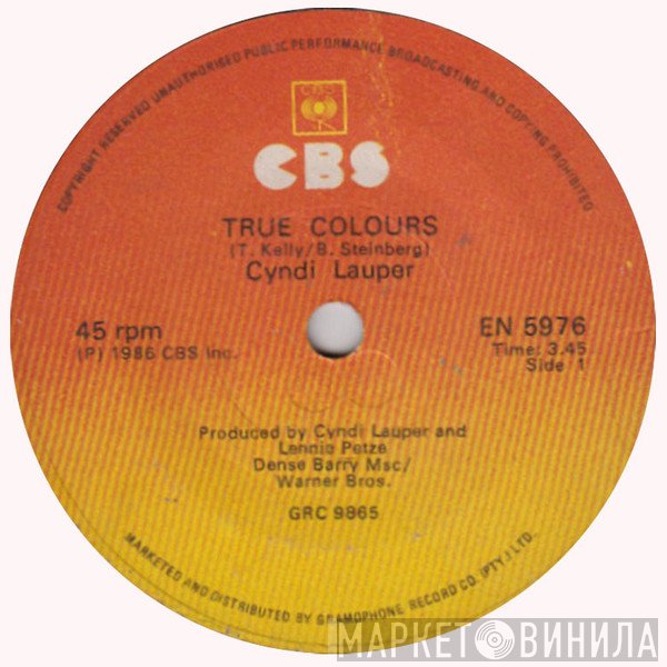 Cyndi Lauper  - True Colors