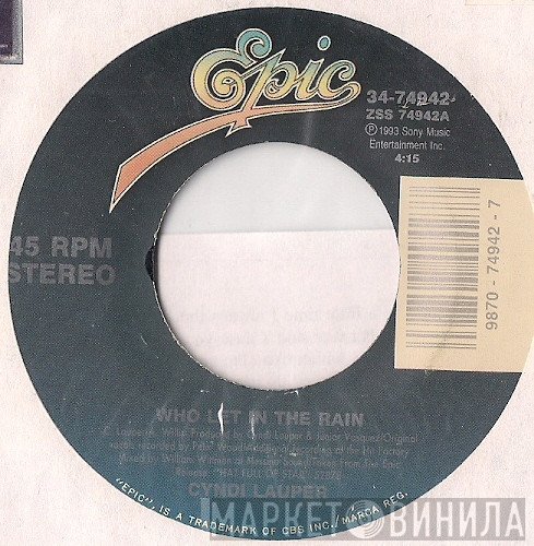 Cyndi Lauper  - Who Let In The Rain