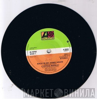 Cynthia Manley - Back In My Arms Again