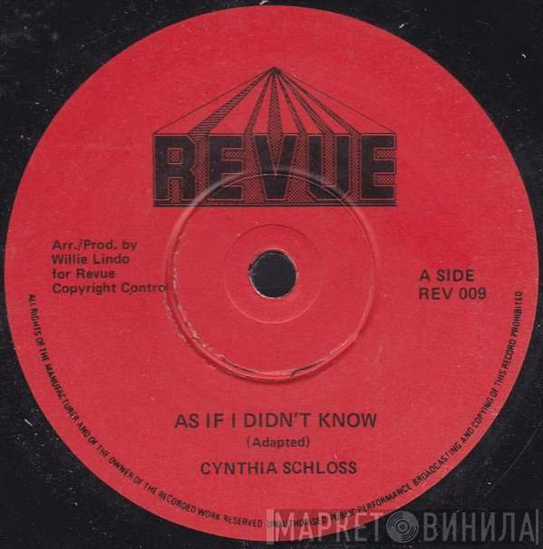 Cynthia Schloss - As If I Didn't Know