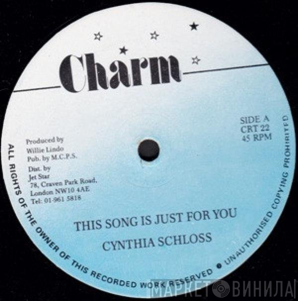 Cynthia Schloss - This Song Is Just For You