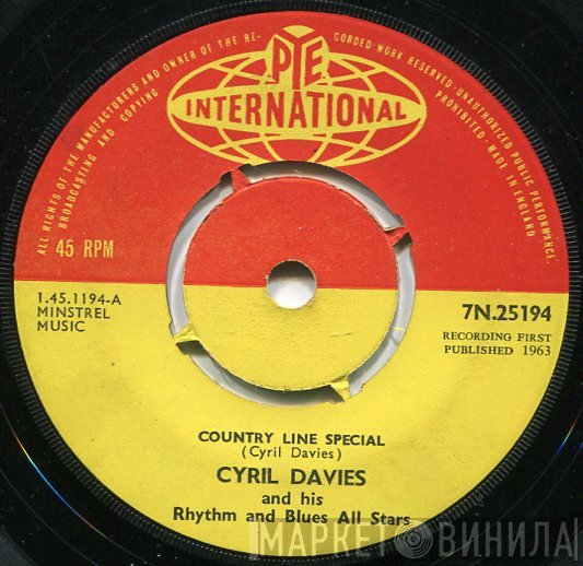Cyril Davies And His Rhythm And Blues All Stars - Country Line Special