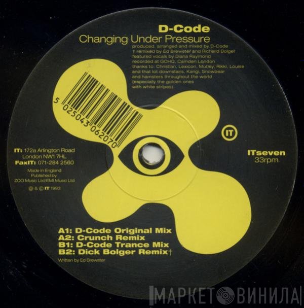 D-Code - Changing Under Pressure