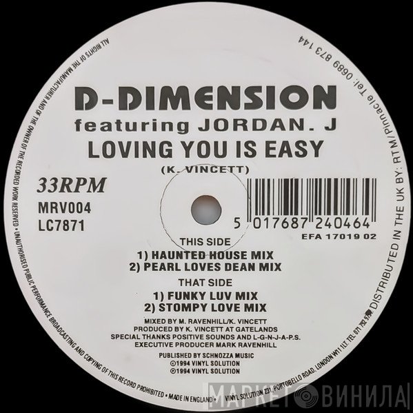 D-Dimension - Loving You Is Easy