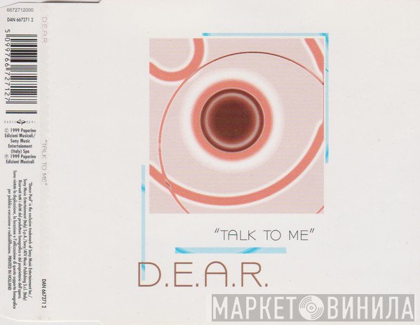 D.E.A.R.  - Talk To Me