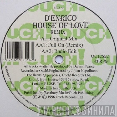 D'Enrico - House Of Love (Remix)