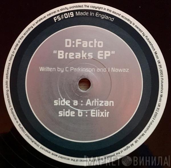 D:Facto - Breaks EP