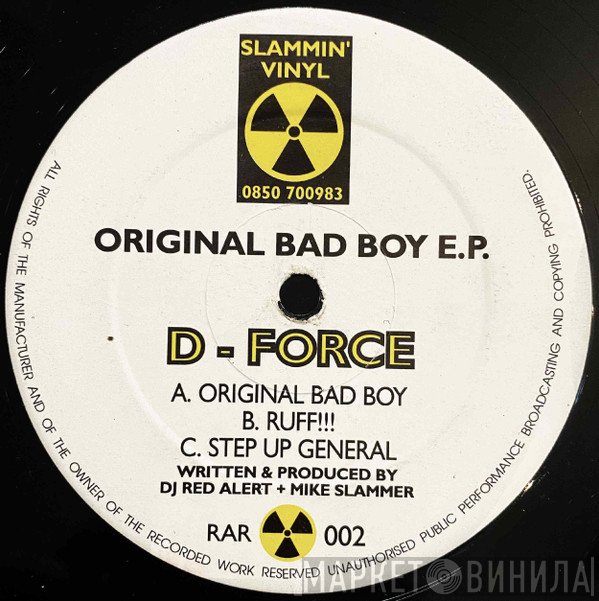 D-Force - Original Bad Boy E.P.