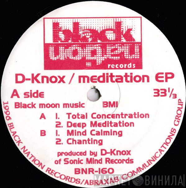 D-Knox - Meditation EP