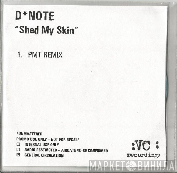 D*Note - Shed My Skin
