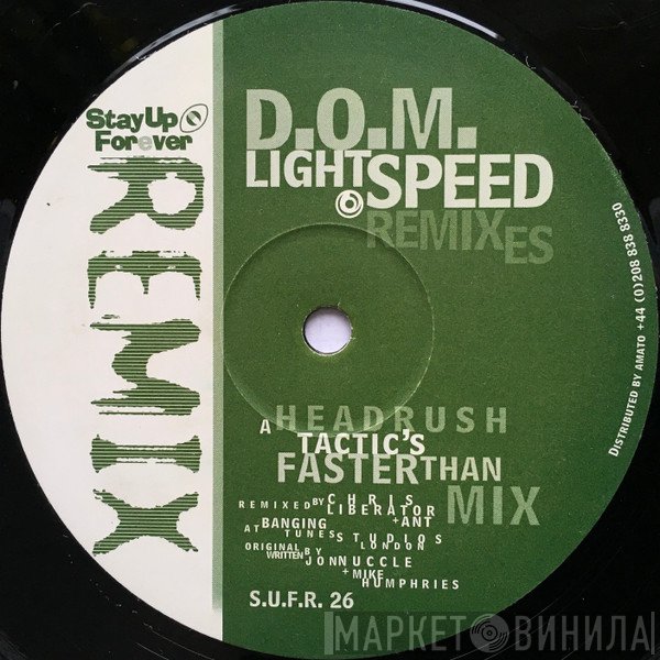 D.O.M. - Lightspeed - Remixes