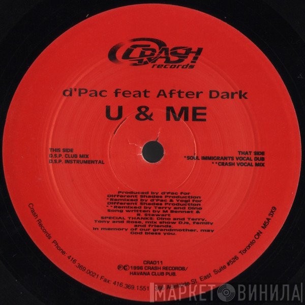 D'Pac, After Dark  - U & Me